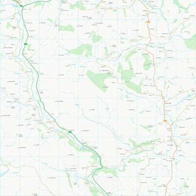 UK Topographic Maps Powys - Powys (SN97) digital map