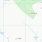 UK Topographic Maps Powys - Powys (SN97) digital map
