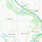 UK Topographic Maps Powys - Powys (SN97) digital map