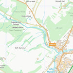 UK Topographic Maps Powys - Powys (SN98) digital map
