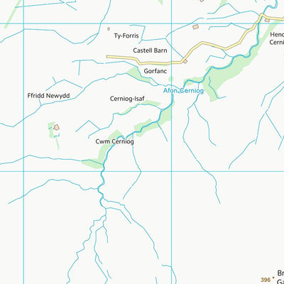 UK Topographic Maps Powys - Powys (SN99) digital map