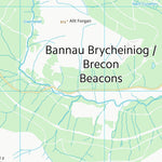 UK Topographic Maps Powys - Powys (SO01) digital map