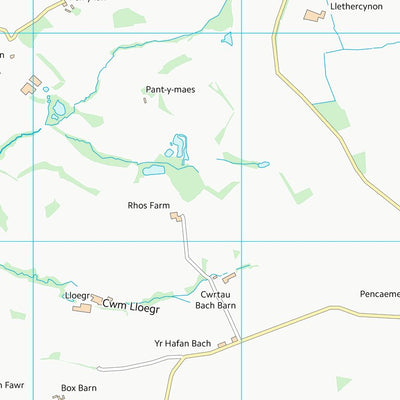 UK Topographic Maps Powys - Powys (SO03) digital map