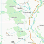 UK Topographic Maps Powys - Powys (SO03) digital map