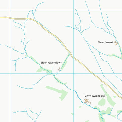 UK Topographic Maps Powys - Powys (SO04) digital map