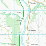 UK Topographic Maps Powys - Powys (SO04) digital map