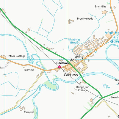 UK Topographic Maps Powys - Powys (SO09) digital map
