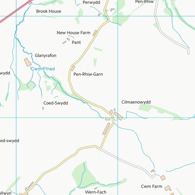 Powys - Powys (SO16) Map by UK Topographic Maps | Avenza Maps