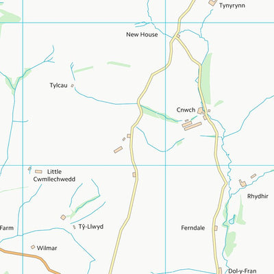 UK Topographic Maps Powys - Powys (SO17) digital map