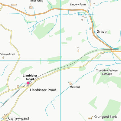 UK Topographic Maps Powys - Powys (SO17) digital map