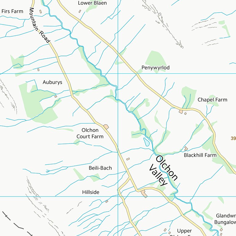 Powys - Powys (SO23) Map by UK Topographic Maps | Avenza Maps