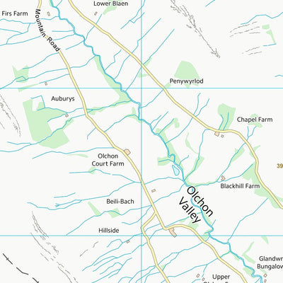 UK Topographic Maps Powys - Powys (SO23) digital map
