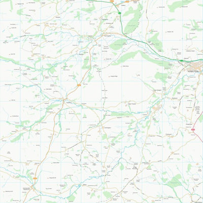 UK Topographic Maps Powys - Powys (SO25) digital map