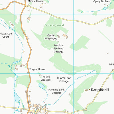 UK Topographic Maps Powys - Powys (SO26) digital map