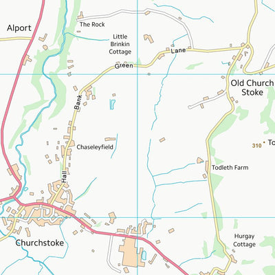 UK Topographic Maps Powys - Powys (SO29) digital map