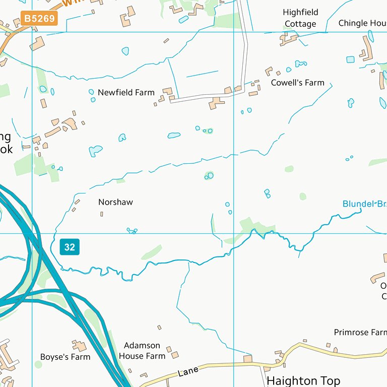 Preston District (B) (SD53) Map by UK Topographic Maps | Avenza Maps