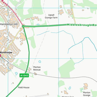 UK Topographic Maps Redcar and Cleveland (B) (NZ51) digital map