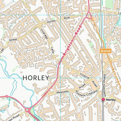 UK Topographic Maps Reigate and Banstead District (B) (TQ24) digital map
