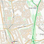 UK Topographic Maps Reigate and Banstead District (B) (TQ25) digital map