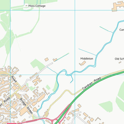 UK Topographic Maps Renfrewshire (NS46) digital map