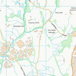 UK Topographic Maps Rhondda Cynon Taf - Rhondda Cynon Taf (ST08) digital map