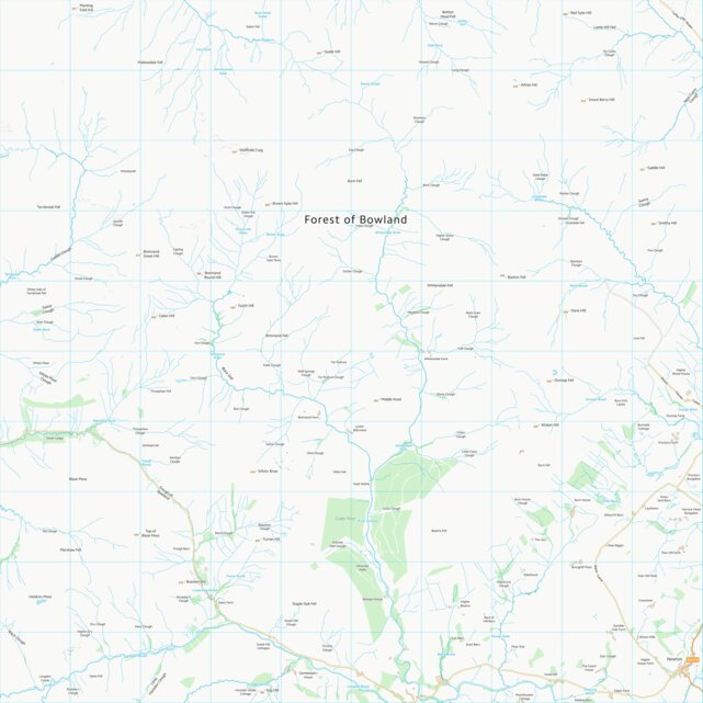 Ribble Valley District (B) (SD65) Map by UK Topographic Maps | Avenza Maps
