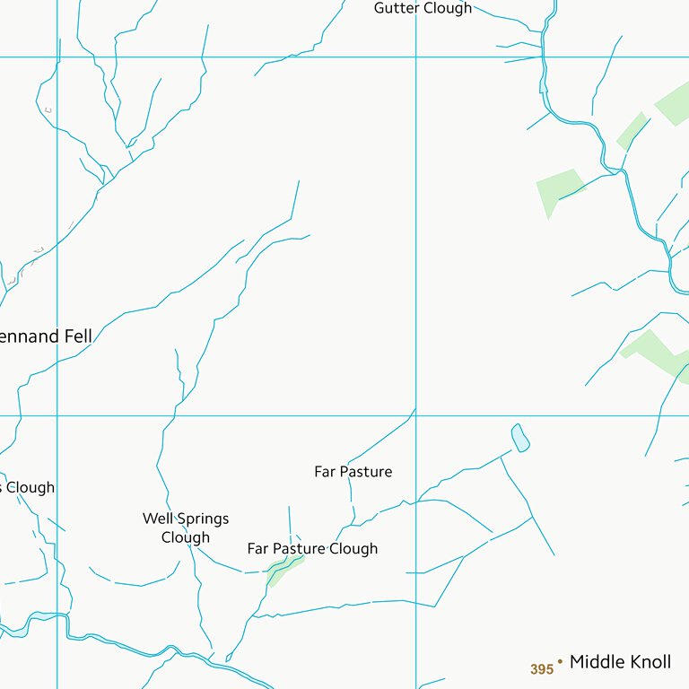Ribble Valley District (B) (SD65) Map by UK Topographic Maps | Avenza Maps