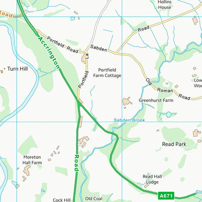 UK Topographic Maps Ribble Valley District (B) (SD73) digital map
