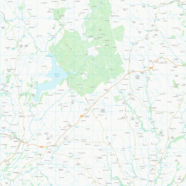 Ribble Valley District (B) (SD75) Map by UK Topographic Maps | Avenza Maps