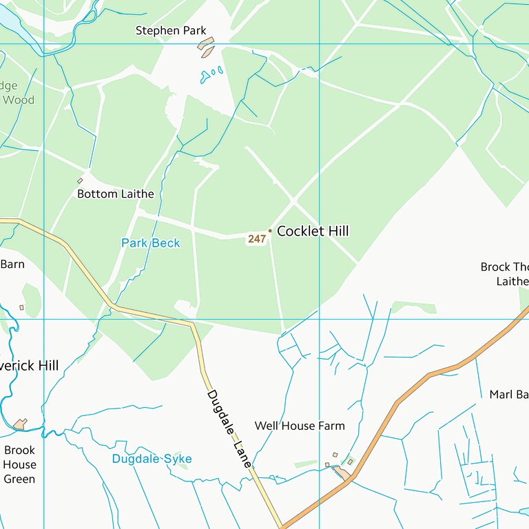 Ribble Valley District (B) (SD75) Map by UK Topographic Maps | Avenza Maps