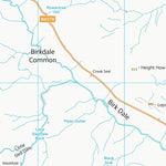 UK Topographic Maps Richmondshire District (NY80) digital map