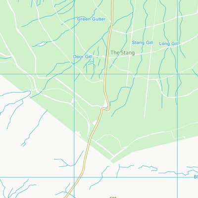 UK Topographic Maps Richmondshire District (NZ00) digital map