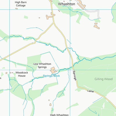 UK Topographic Maps Richmondshire District (NZ10) digital map