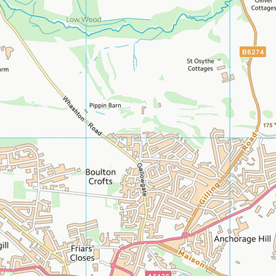 UK Topographic Maps Richmondshire District (NZ10) digital map