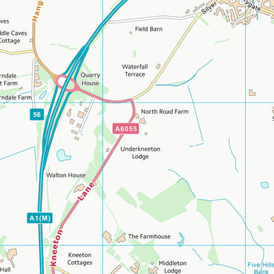 UK Topographic Maps Richmondshire District (NZ20) digital map
