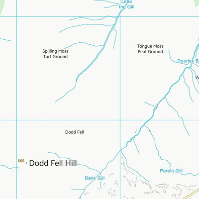 UK Topographic Maps Richmondshire District (SD88) digital map