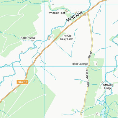UK Topographic Maps Richmondshire District (SD88) digital map