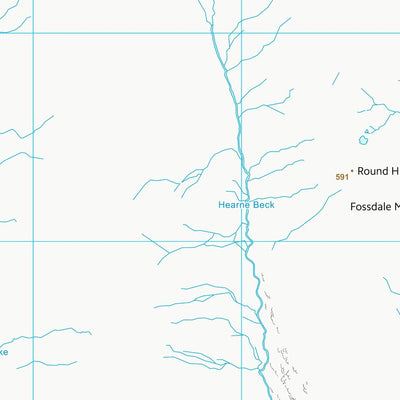 UK Topographic Maps Richmondshire District (SD89) digital map