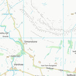UK Topographic Maps Richmondshire District (SD89) digital map