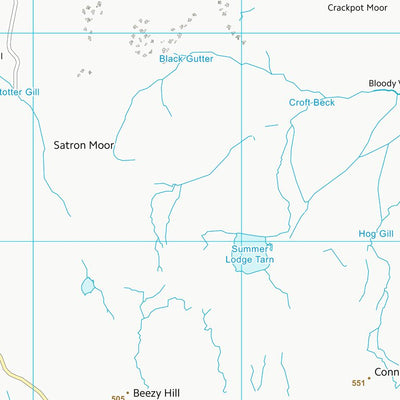 UK Topographic Maps Richmondshire District (SD99) digital map