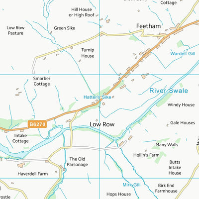 UK Topographic Maps Richmondshire District (SD99) digital map