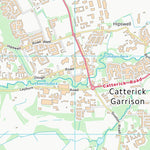 UK Topographic Maps Richmondshire District (SE19) digital map