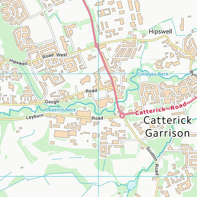 UK Topographic Maps Richmondshire District (SE19) digital map