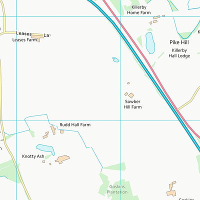 UK Topographic Maps Richmondshire District (SE29) digital map