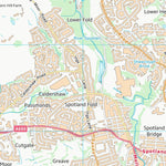 UK Topographic Maps Rochdale District (B) (SD81) digital map