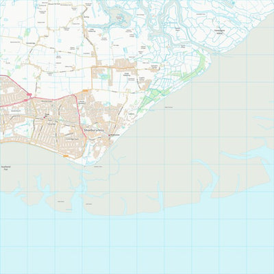 UK Topographic Maps Rochford District (TQ98) digital map