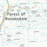 UK Topographic Maps Rossendale District (B) (SD82) digital map