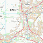 UK Topographic Maps Rossendale District (B) (SD82) digital map