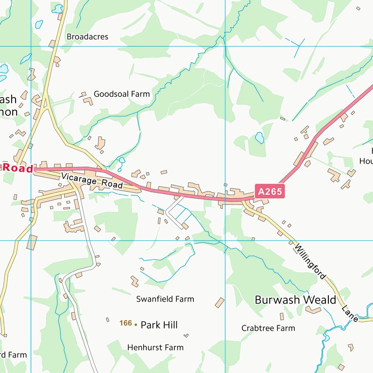 Rother Postcode Rother District (TQ62) Map by UK Topographic Maps | Avenza Maps