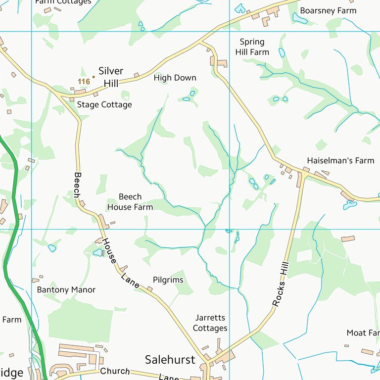 Rother Postcode Map Rother District (TQ72) Map by UK Topographic Maps | Avenza Maps